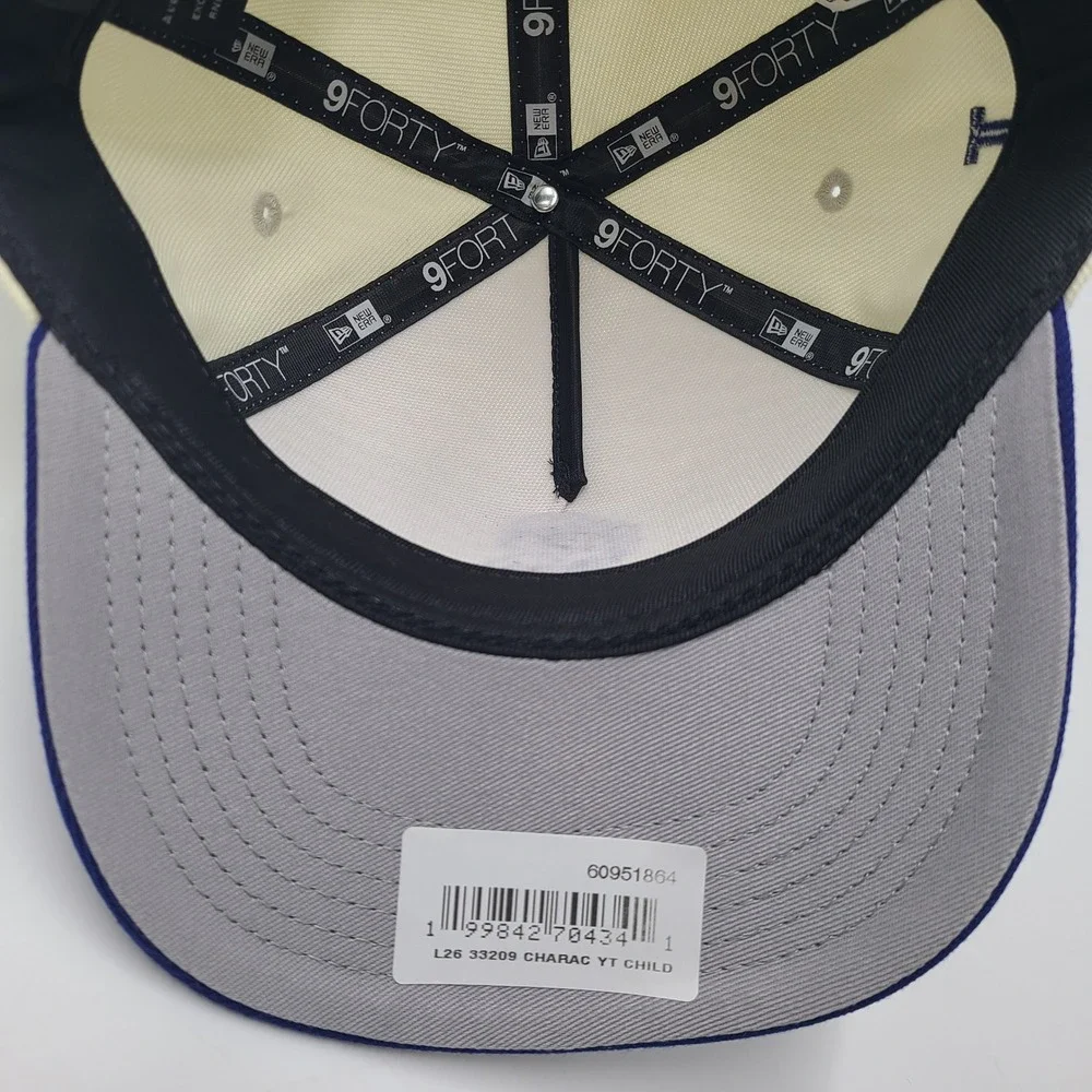 Child Los Angeles Dodgers Hat Snapback 9Forty New Era Cream Blue Shohei Ohtani